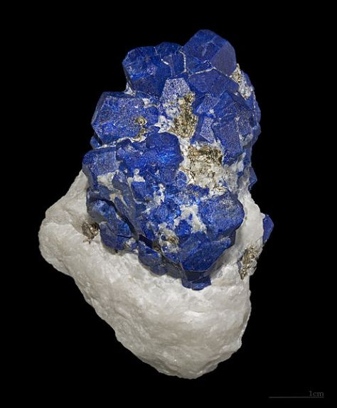 A sample from the Sar-i Sang mine in Afghanistan, where lapis lazuli has been mined since the 7th Millennium BC.