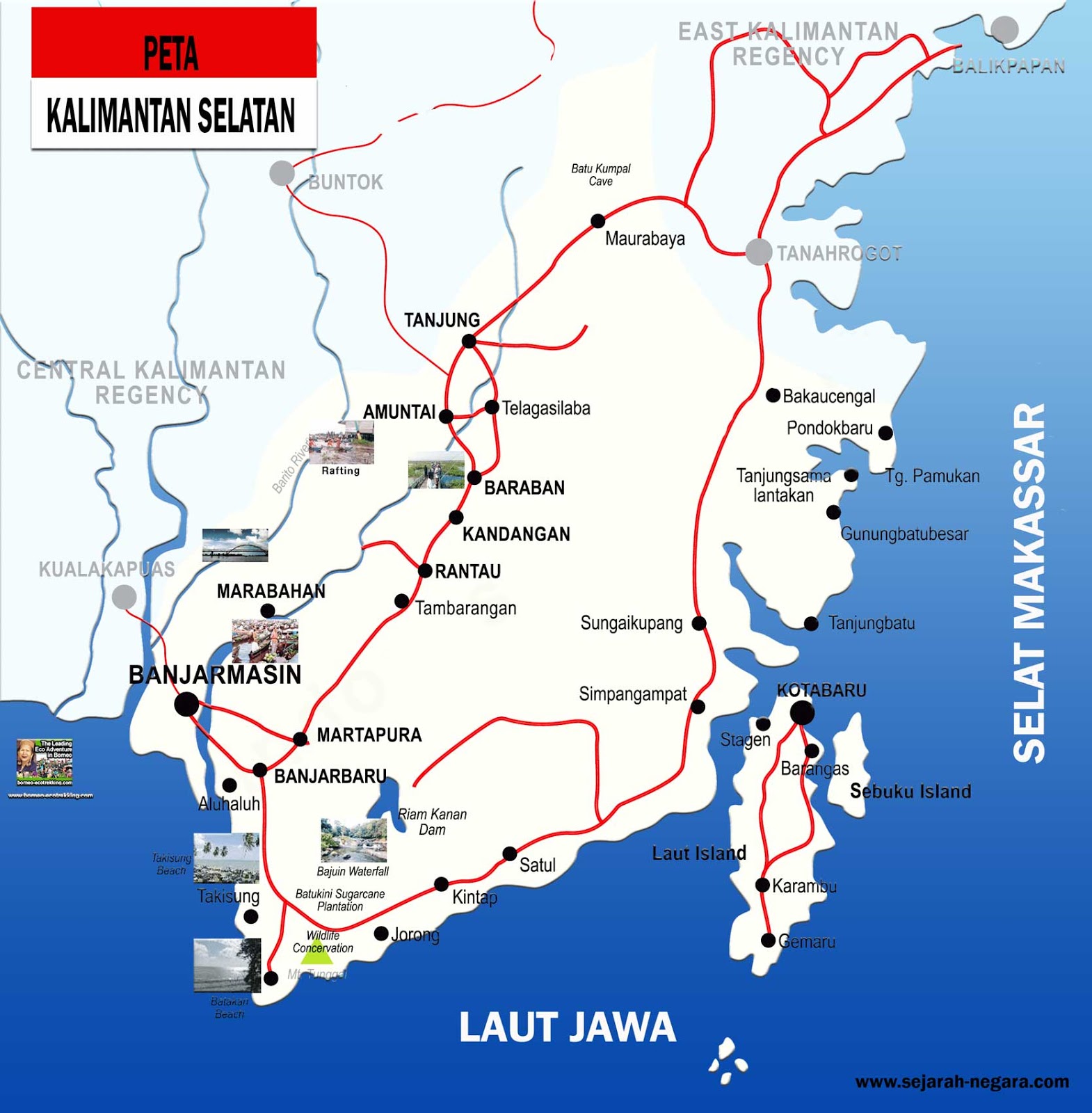 Peta Pulau Kalimantan Andhikas Blog