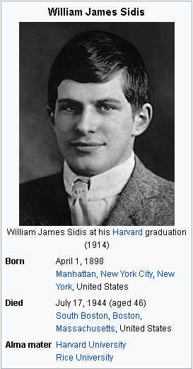 William James Sidis - Wikipedia
